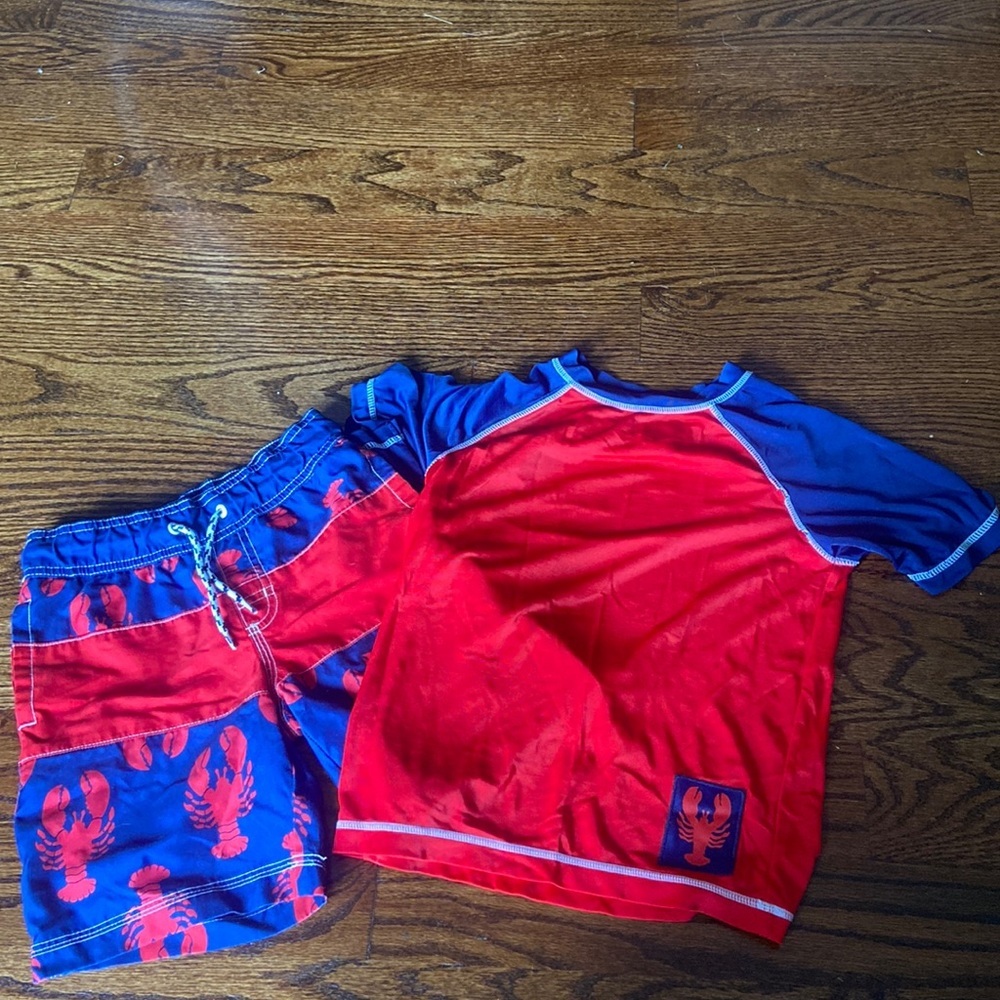 Boys swim set!